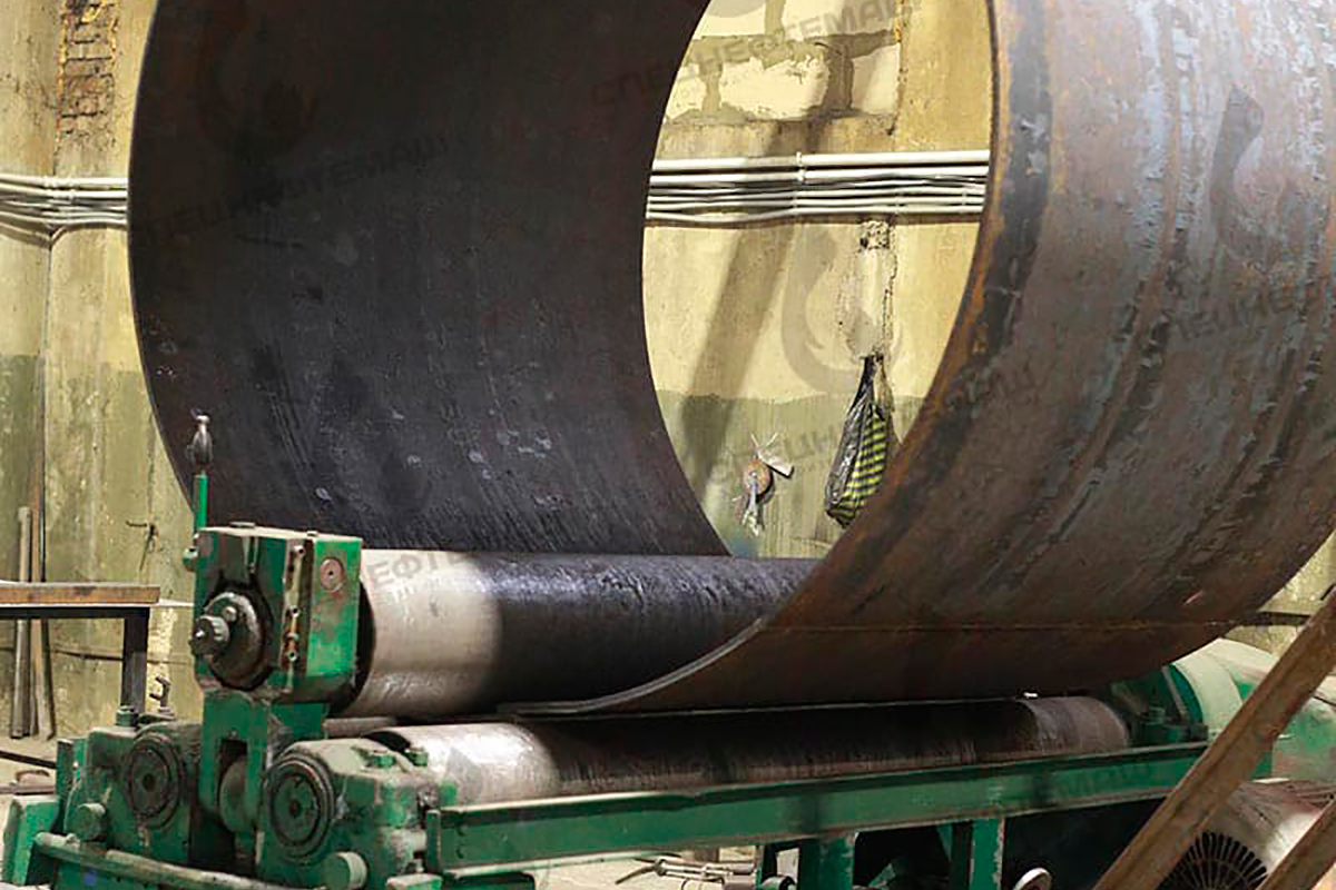  Вальцевание кольца обечайки