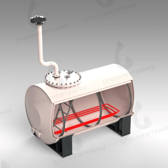 Резервуар горизонтальный стальной двустенный РГСПД-10